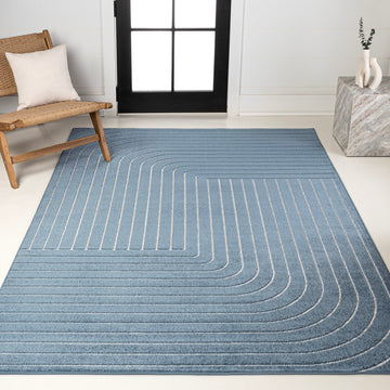 Odense Minimalist Angle Geometric Area Rug